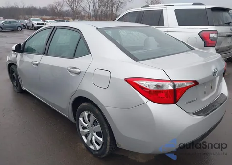 2014 Toyota Corolla Le z USA, uszkodzony, nr VIN 2T1BURHE7EC051378